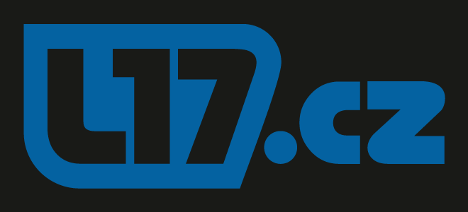 Logo L17 - na černém podkladu